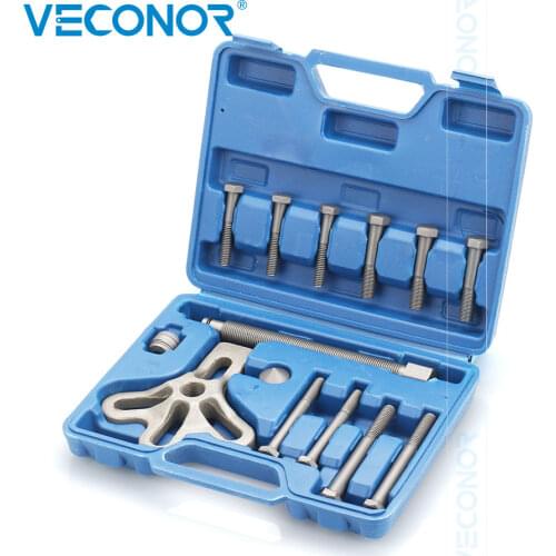VECONOR 13PCS Auto Steering Wheel Puller Harmonic Balancer Gear Pulley Crankshaft Tools Kit Special Disassembly Removal Tool Set