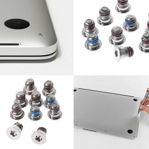 Brand New and High Quality Light and Easy to Carry 10Pcs Laptop Back Cover Small Screws For MacBook Pro Retina A1398 A1425 A1502