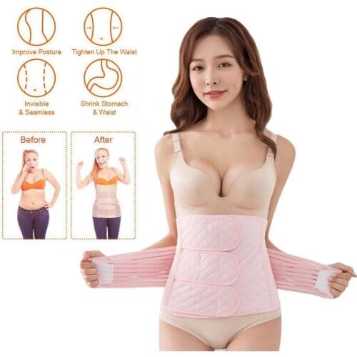 Postpartum Belt Recovery Bandage Postnatal Support Girdle Slim Waist Cinchers Shapewear Belly Band Body Shaper Trainer Corset