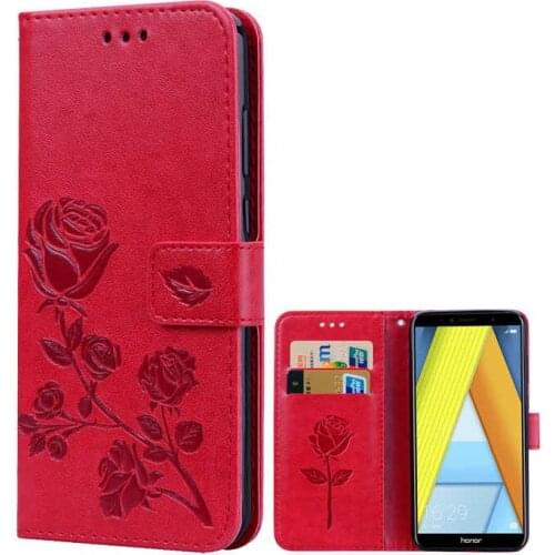 Luxury Leather Case For Huawei Honor 7C AUM-L41 Russia 5.7 Inch Flip Wallet Case On For Honor 7C Pro LND-L29 Global 5.99" cover