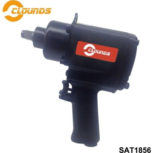 SAT1856 Pneumatic Car Truck Tools Pneumatic 1/2" Twin Hammer Gun Air Tool for Compressor High Torque Square Drive