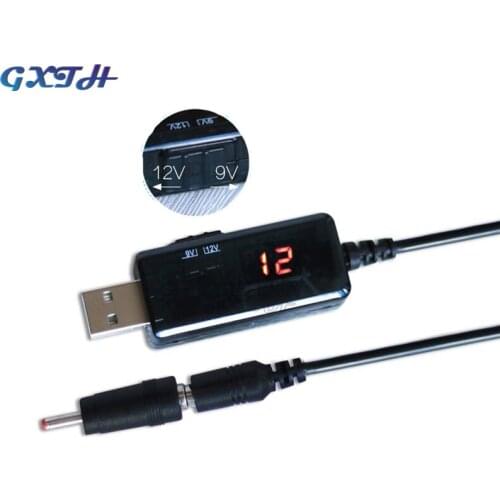 USB Boost Converter DC 5V to 9V 12V USB Step-up Converter Cable + 3.5x1.35mm Connecter For Power Supply/Charger/Power Converter