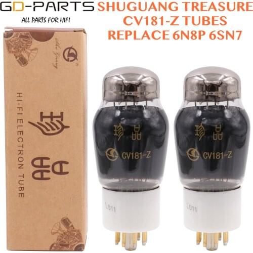 Shuguang Treasure CV181-Z CV181 Vacuum Tube Replace 6SN7GT 6SN7 WE6SN7 6N8P Vintage Hifi Audio TUBE AMP DIY Factory Matched Pair