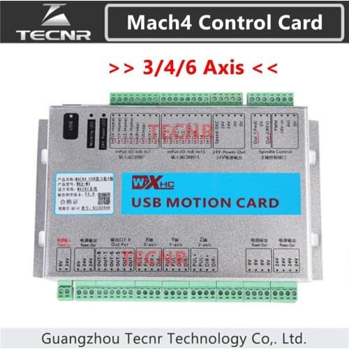 XHC Mach4 USB breakout board 3 4 6 axis motion control card MKV-M4 2MHz support windows 7,10 for cnc engraving cutting machine