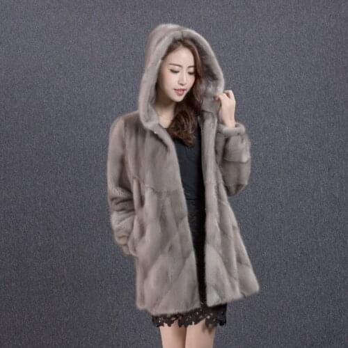 Real Mink Coat Female Jacket Winter Coat Women Clothes 2020 Luxury Natural Fur Coats Warm Outwear Manteau Femme MY4390