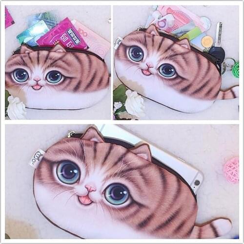 1 Pcs Black and White Plush Purse Cartoon Kawaii Unisex Anime Toys Pocket Bag Plush Bag Girls Toy A Birthday Present