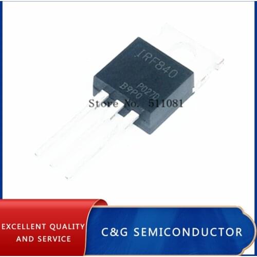 10 pcs IRF840PBF IRF840 IRF 840 Power MOSFET TO-220