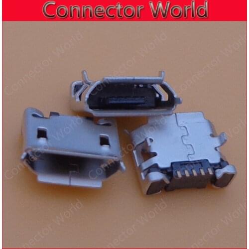1000pcs/lot For Alcatel 4010 OT4010 Vodafone 875 V875 micro mini 5 pin usb charge charging jack connector plug dock socket port