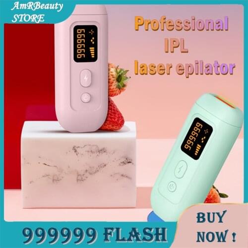 2021 New For Female Epilator 999999 Flash With Light Painless IPL Face Hair Removal Electric Whole Body Laser Epilator