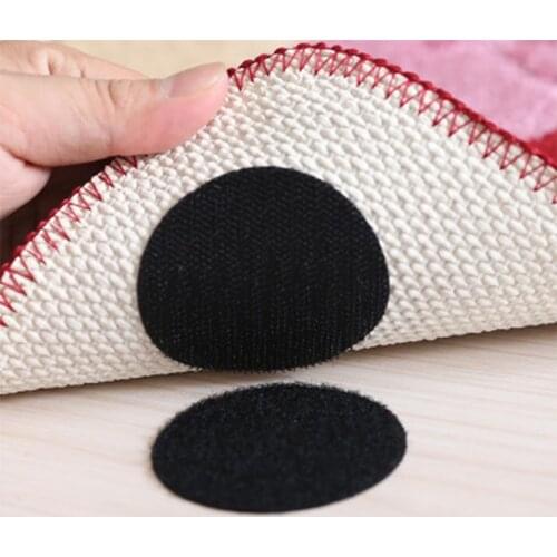 4pcs/lot Seamless Double-sided Fixed Adhesive Sofa Bed Carpet Sheets Rug Table Anti-slip Floor Livingroom Bedroom Home Decor