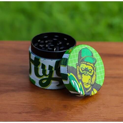 Premium Zinc Alloy 4 Layers Smoking Tobacco Herb Grinders 1.57 Inches Mini Metal Smoking Grinder Pocket Size Tobacco Accessories