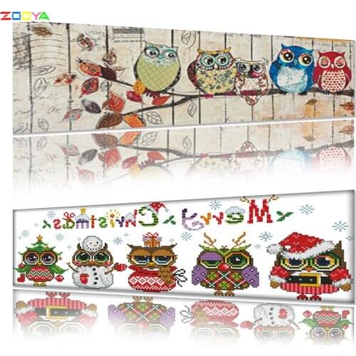 Full Round Drill 5D Diamond Embroidery Cartoon Color Puppet Bird Diamond Painting Animal Rhinestone Mosaic Home Decoration Lx121