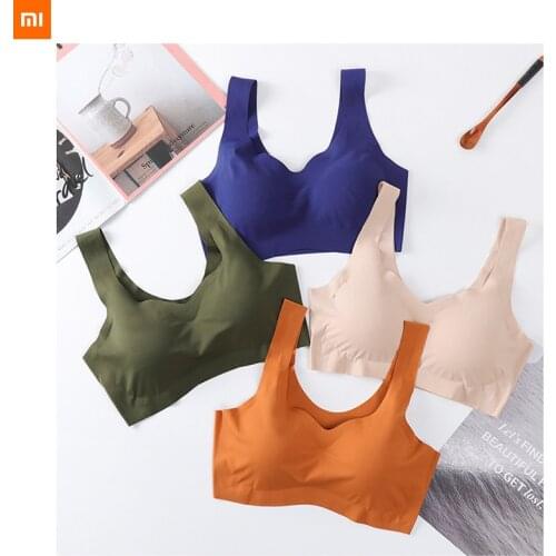 Xiaomi mijia Seamless Bra Wire Free Brassieres Soft Intimate Womens Underwear Sexy Intimates Womens Lingerie Underwear