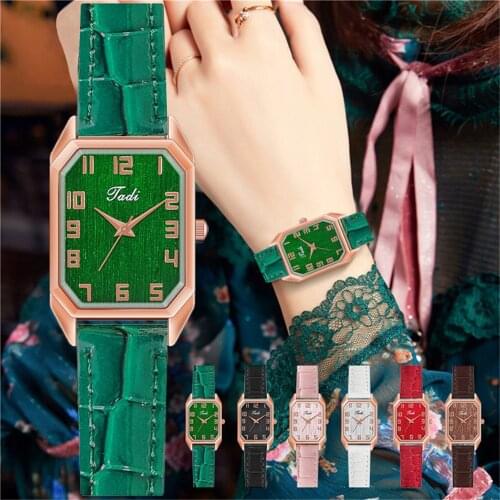 Orologio donna 2021 New Women Watches Bracelet set Ladies Bracelet Watch Casual Leather Quartz Wristwatch Clock zegarek damski