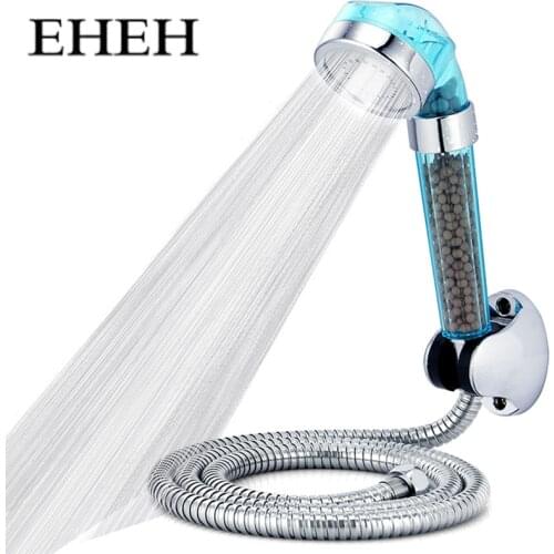 EHEH Healthy SPA Shower Head Set High Pressure Water Saving Detachable Anion Filter Water Softener Showerhead
