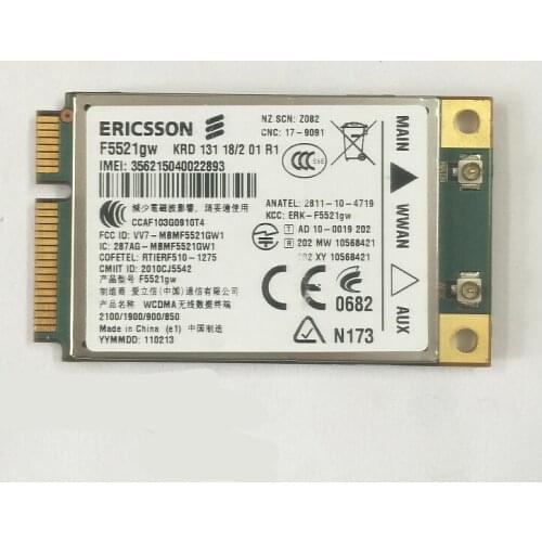 F5521GW 3G GPS module 21M WCDMA-HSDPA MINI PCIE CARD