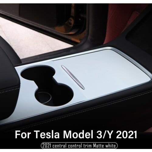 Heenvn Model Y For Tesla Model 3 2021 Car Interior Accessories Model3 Central Control Patch Protective Decorative Model Three