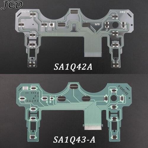 JCD 1PCS For Sony Playstation 2 for PS2 Controller Conductive Film Conducting Film Ribbon Keypad Flex Cable SA1Q42A SA1Q43-A