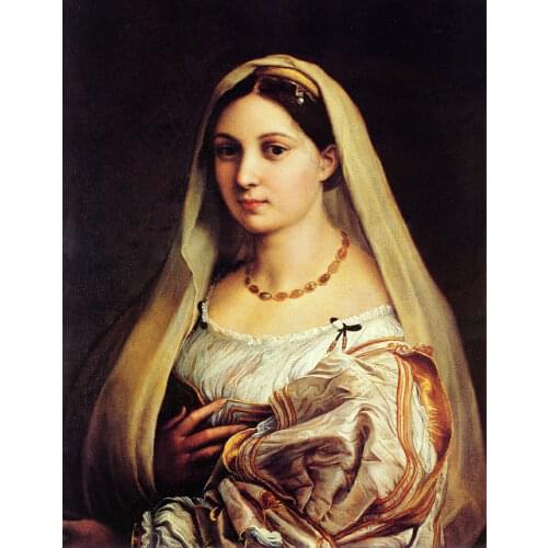 Oil Painting Female Portrait Art Picture Scarf Girl Painting on Canvas for Wall Decoration Hand Made No Framed High Quality