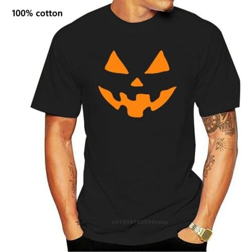 Men T Shirt JackOLantern Pumpkin Halloween Women T-Shirt