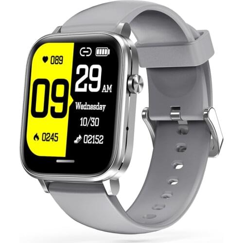 H7 Mens and Womens Smart Watch Android Sports Wristband 1.69 Large Screen Bluetooth Call Thermocar Diometer Exercise Bracelet