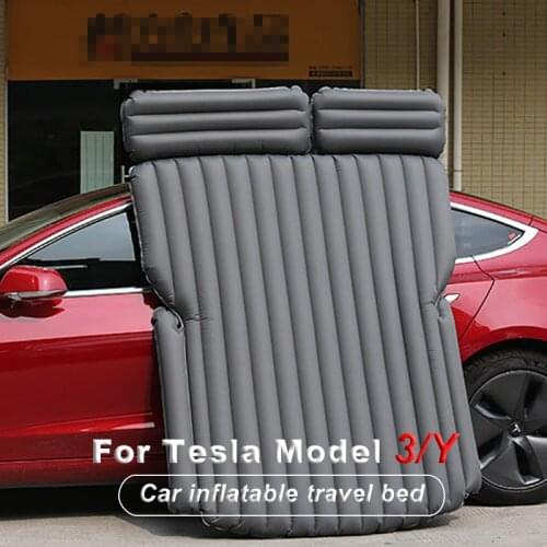 Oxford Cloth Outdoor Camping Picnic Inflatable Mattress Travel Bed Essential Equipment For Tesla Model 3 Model Y 2017-2021