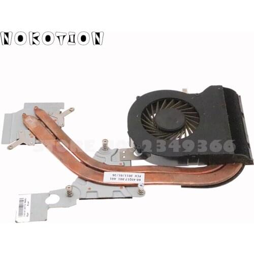 NOKOTION 60.4IQ17.001 For ACER aspire 4750 4743 4743G 4743ZG 4750G 4755G Laptop Cooling System Heatsink with Fan