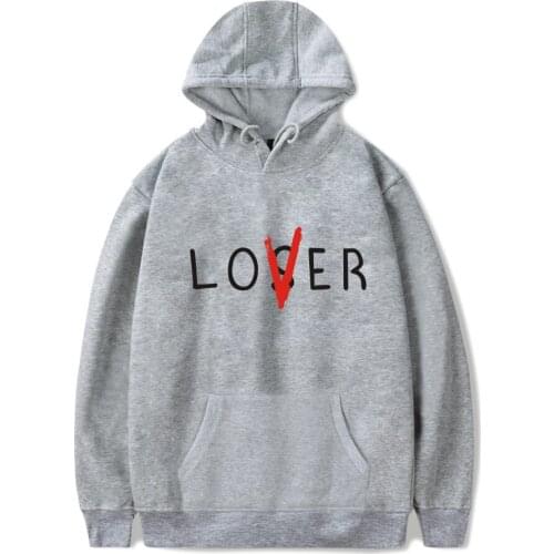 Novelty Pennywise Losers Club Lover Hoodies Men/Women Sweatshirts Autumn Winter Hooded Mens Brand Hoodies Pennywise Loser Lover