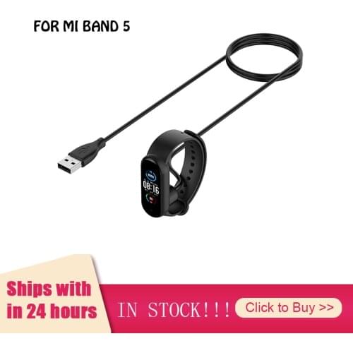 Suitable For Xiaomi Bracelet 5 Original Charging Cable Magnetic Adsorption Charging 50CM Cable For MI Band 5 smart watch HOT