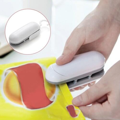 Mini Portable Food Clip Heat Sealing Machine Sealer Home Snack Bag Sealer Kitchen Utensils Gadget Kitchen Accessories Tools