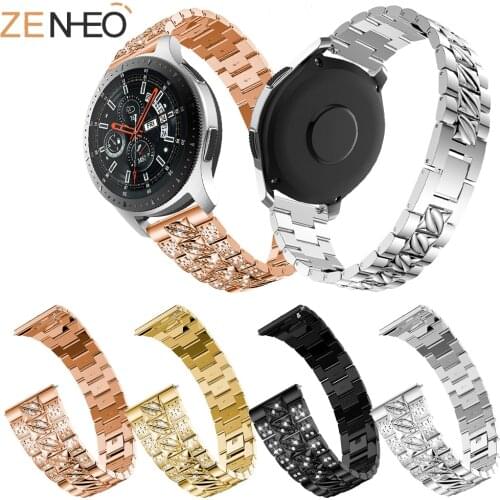 Steel Wrist band For Huawei Watch GT Strap for Samsung Gear S3 Frontier Classic Replacement Bracelet For Amazfit Stratos 2/2S