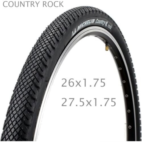 Michelin Country Rock 26 MTB tires 26*1.75 27.5*1.75 Mountain Bike Tires Ultralight 27.5 Cycling Slicks Tyres Pneu Parts Black