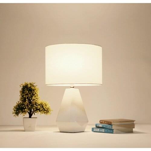 Modern Minimalist Resin Led Table Lamps Creative Dining Room Living Room Decor Table Lights Study Bedroom Bedside Light Fixtures