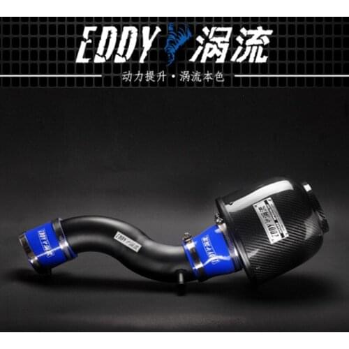 EDDY Intake System Air Intake Pipe & Carbon Fiber Air Filter for KIA FORTE 1.6 2009-2014 / KIA SOUL 1.6 Car Engine Parts