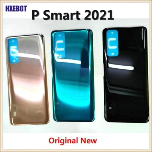 Y7a 2020 Original For Huawei P Smart 2021 Back Cover Housing Door Rear Battery Cover Chassis + Adhesive Sticker Repair Parts