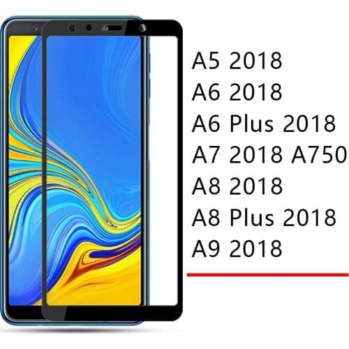 Protective Glass For Samsung A5 A6 A7 A8 Plus A9 Tempered Glas Screen Protector On The Galaxy Gelaksi A 5 6 7 8 9 Safety 9h