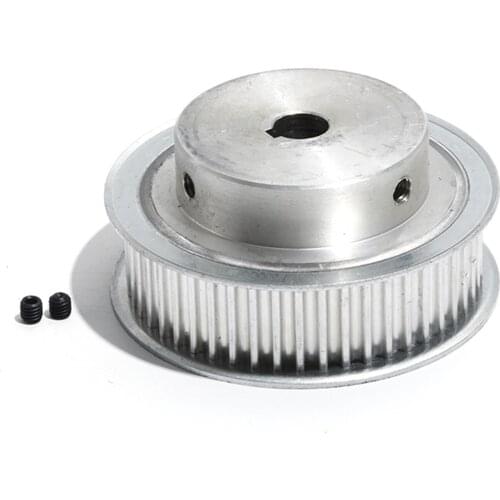 60Teeth Aluminum Alloy Timing Belt Pulley, HTD5M 60T Toothed Pulley, 21mm Belt Width, 12/14/15/20mm Bore, 60Teeth Gear Pulley