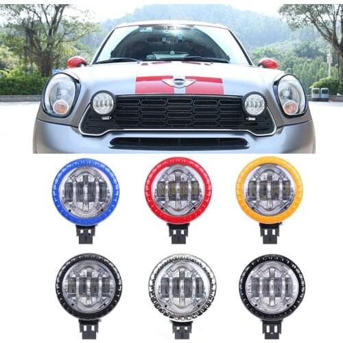 1 pair Rally Lights For BMW MINI Cooper Countryman Clubman F55 F56 R55 R56 Racing Grills modification accessories