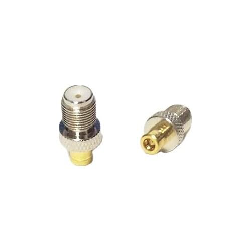1pc NEW F Female Jack to SMB Female Jack RF Coax Adapter convertor Straight Goldplated wholesale