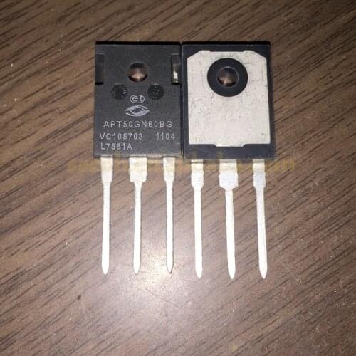 10Pcs APT50GN60BG or APT50GN60B or APT50GP60BG or APT50GP60B TO-247 50A 600V Field Stop IGBT