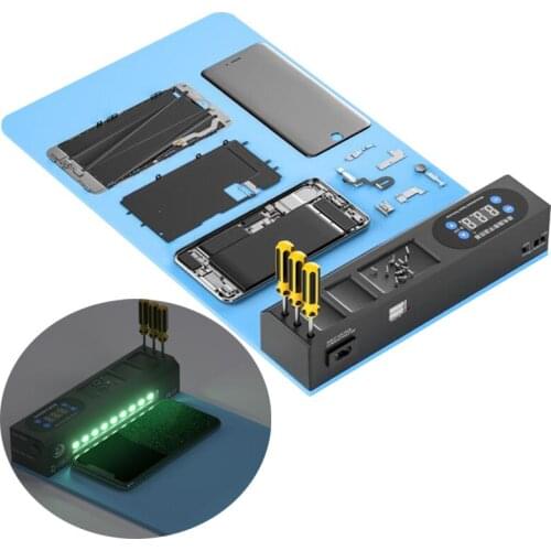 2 in 1 Mobile Phone Lcd separator With LED Lamp Kit Separating Tool Open Lcd Separator Machine Heating Pad For LCD Replacement