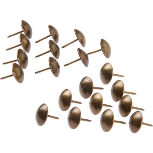 20pcs Antique Bronze Upholstery Nails Tacks 16*20mm Furniture Nails Pins for Furniture Sofa Headboards