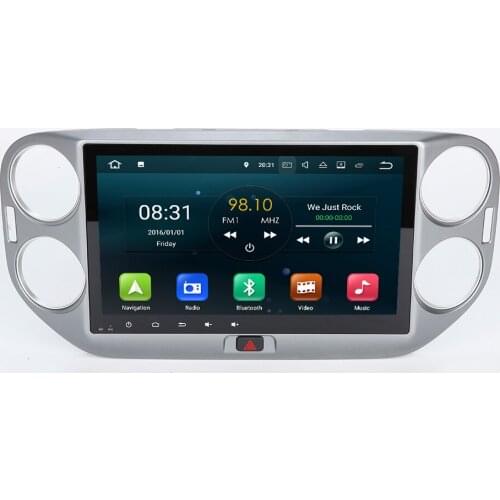 4G RAM Android 8.0 Car GPS Navigation System Auto Radio Car Stereo Media Audio Video DVD Player for VW Volkswagen Tiguan