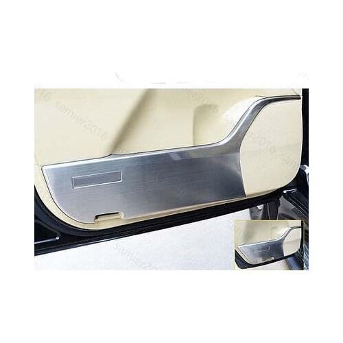 4x Steel For Toyota Land Cruiser 08+ Door Anti-Kick Anti-Dirty Guard Cover Trim