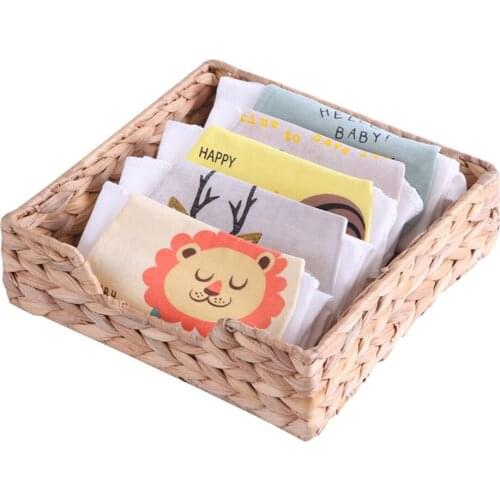 5 pc/set Baby Sweat Towel Kids Absorbent Towel 100% Cotton 4 Layer Yarn Children Pad Towing Washable Soft No Fluorescer No Smell