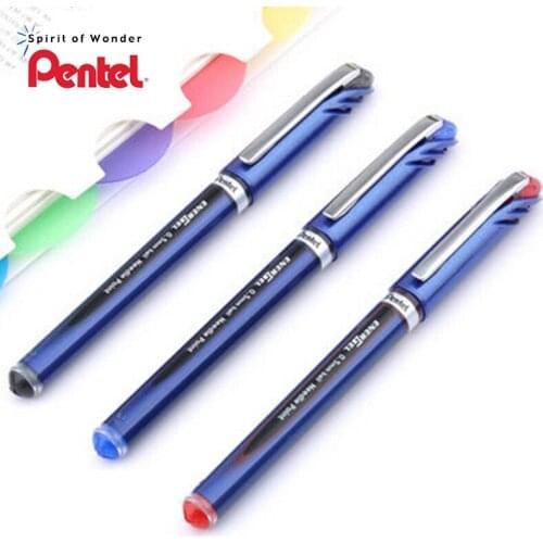 6 pcs/lot Pentel EnerGel Liquid Gel Ink Pen-Quick Dry- Needle Point-0.5 mm BLN25