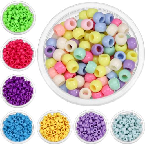 100Pcs/Lot 8.3mm Candy Color Spacer Hole Czech Beads Charm Glass Czech Beads Bracelet Necklaces for DIY Jewelry Making Supplies