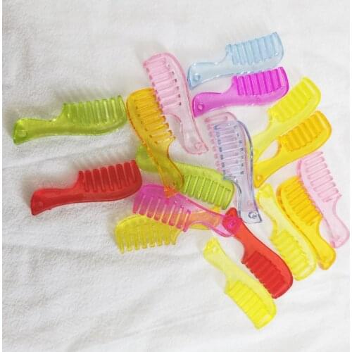 100 pieces/bag 18mm*58mm diy acrylic comb shape small pendant.charm for woman chain jewelry making accessories 2021 wholesale