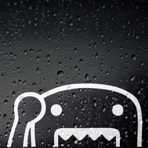 Black/Sliver Peking Domo JDM Car Sticker Hot Selling Small/Big Size Removable Waterproof Window Body Decal CL724