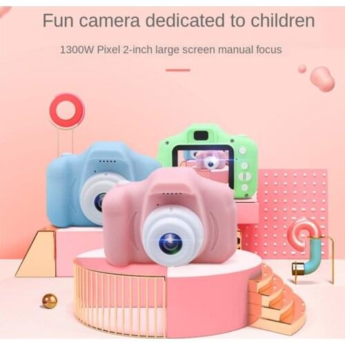 Digital Camera Mini Educational Toys for Children Kids Baby Birthday Gift 2 Inch Display Screen 1080P Projection Video Camera